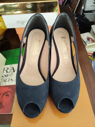 Raffiné - scarpe donna blu n.36
