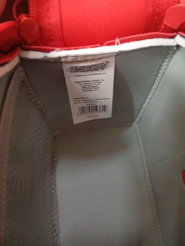 Neceser Snoopy playa Mercadona