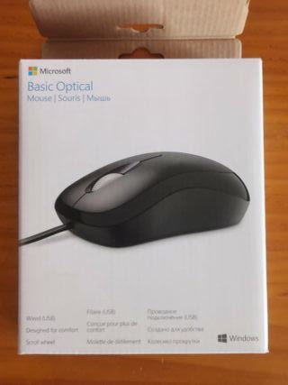 Ratón óptico Microsoft Basic