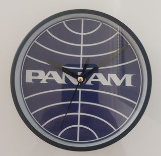 Relógio PanAm retro 