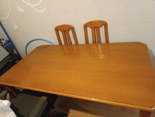 Mesa extensible madera maciza