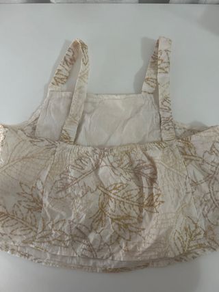 Top Zara niña beige - Talla 13-14