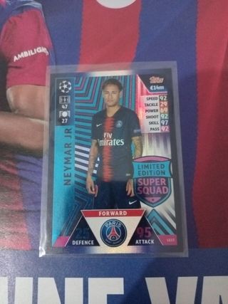 Cromo exclusivo Neymar Jr. 