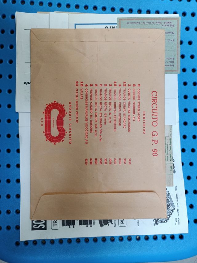 Lote de instrucciones y catalogos Scalextric