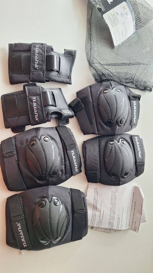 Rodilleras, muñequerasy coderas patinaje TULLAVA