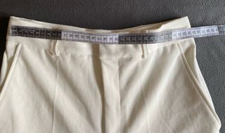 Pantalones H&M blancos, tiro alto