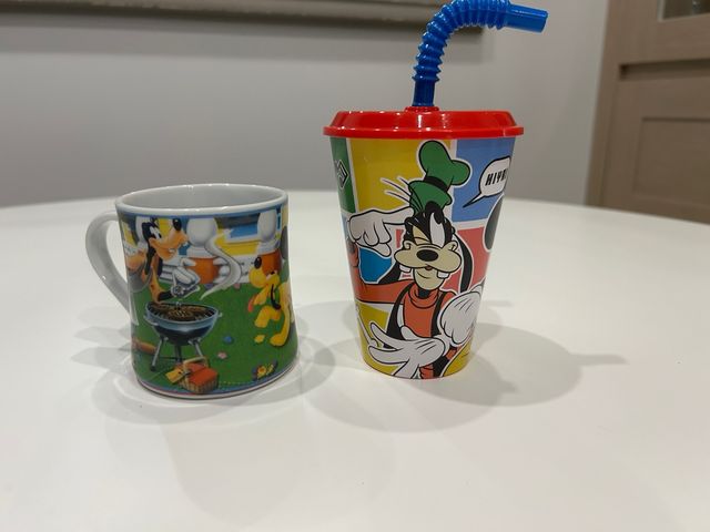 Taza y vaso Disney: ¡Sin usar!