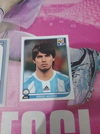 Lote Cromos Sergio Agüero 