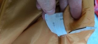 Vestido lino naranja-marrón