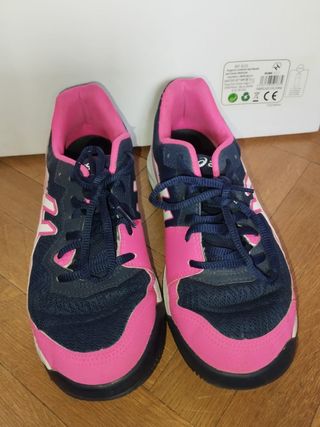 Zapatillas Asics Gel Padel Pro - Azul Rosa