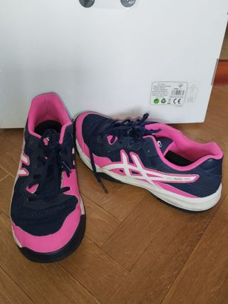 Zapatillas Asics Gel Padel Pro - Azul Rosa