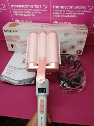 Ondulador Triple SILVERCREST Rosa