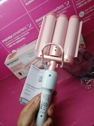 Ondulador Triple SILVERCREST Rosa