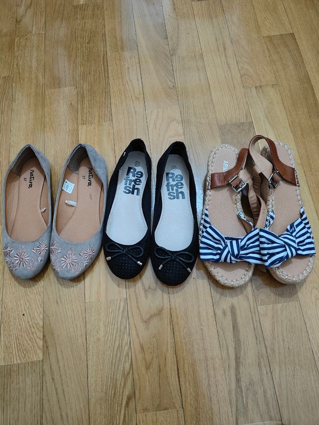 Manoletinas y sandalias mujer nº37