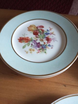 Platos porcelana Royal worcester nuevos