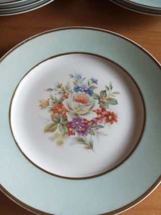 Platos porcelana Royal worcester nuevos