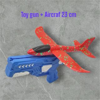 Avión + pistola juguete 23cm