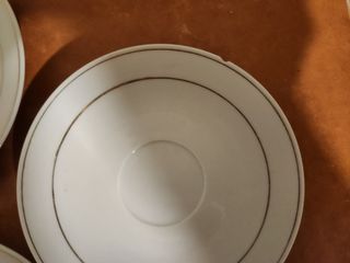 10 Tazas porcelana doradas