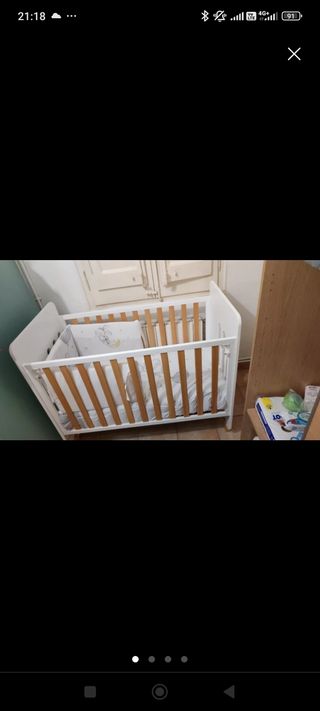 Cuna Madera Colecho Interbaby.