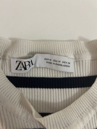 Top rayas Zara M
