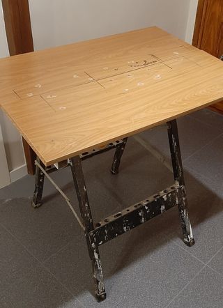 Caballete burra bricolaje plegable