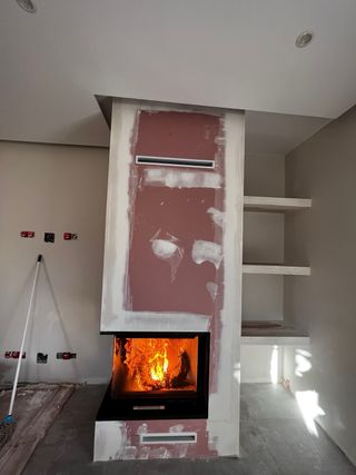 montaje de chimeneas