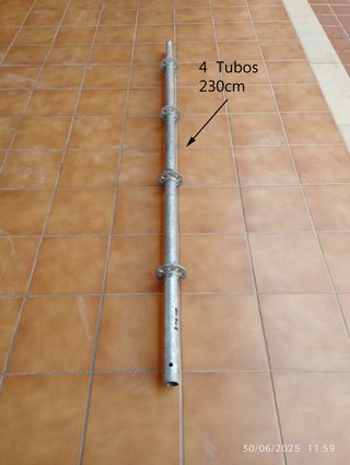 Andamio completo con muy poco uso