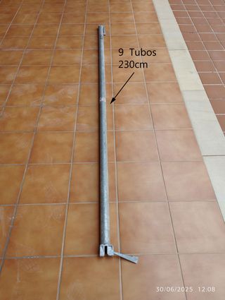 Andamio completo con muy poco uso