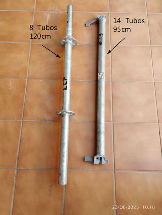 Andamio completo con muy poco uso