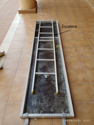 Andamio completo con muy poco uso