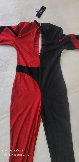 Mono gimnasia rítmica rojo-negro TALLA 146-152cm