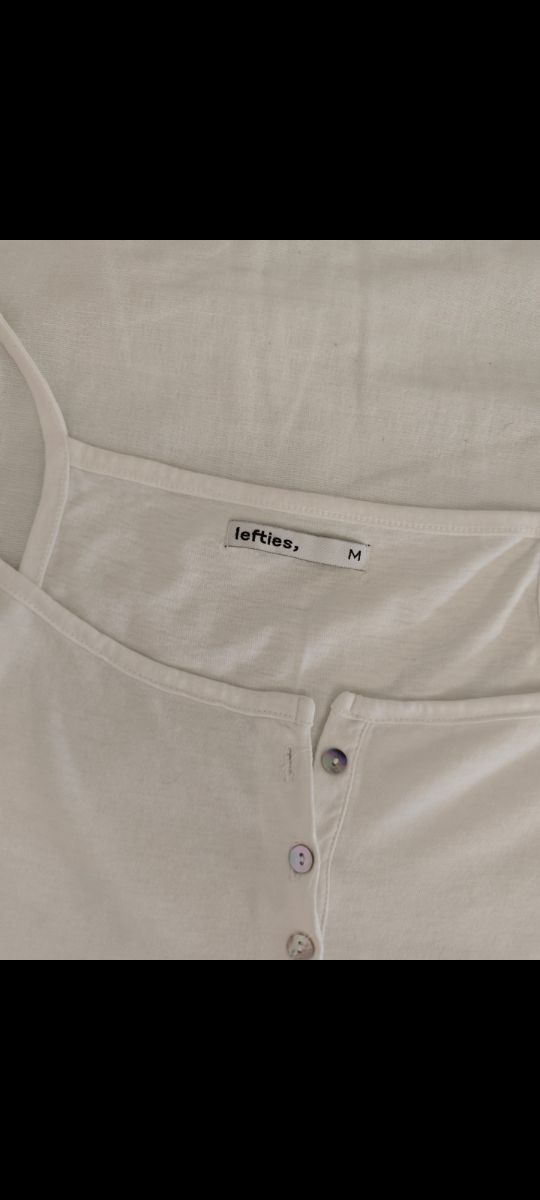 Top Lefties blanco talla M