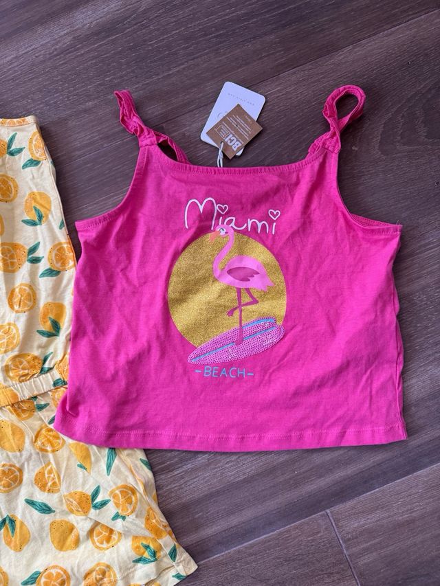 Lote top + mono NUEVO t. 13-14