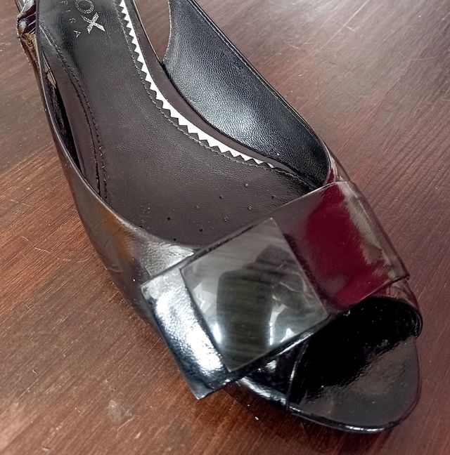 Zapatos GEOX negros tacón bajo