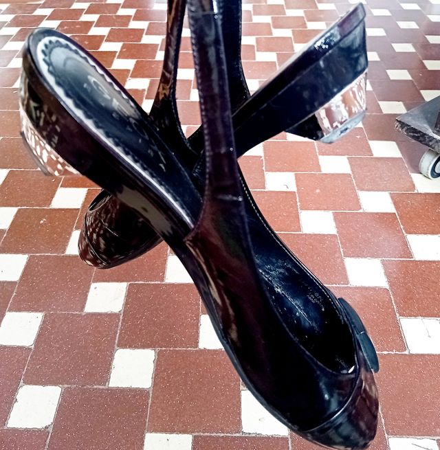 Zapatos GEOX negros tacón bajo