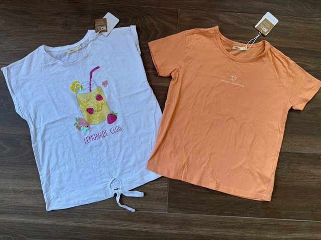 2 Camisetas NUEVAS t. 13-14