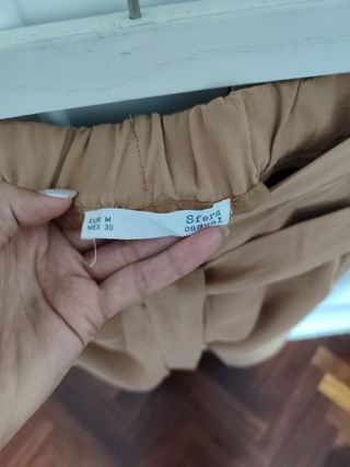 Pantalones Culotte Marrón
