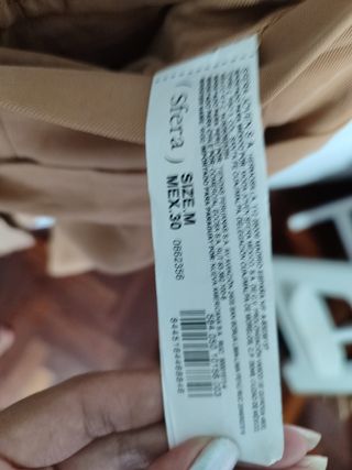 Pantalones Culotte Marrón