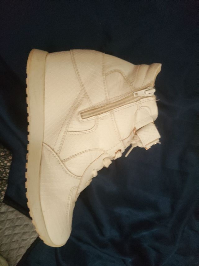 Botas deportivas blancas mujer
