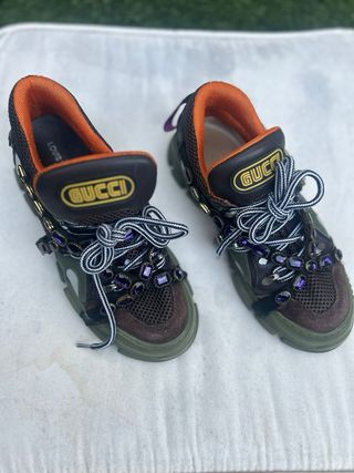 Zapatillas Gucci - Marrón Oliva