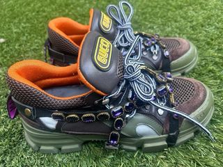 Zapatillas Gucci - Marrón Oliva