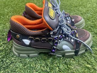 Zapatillas Gucci - Marrón Oliva