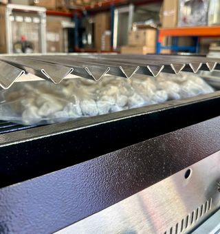 Barbacoa a gas industrial de sobremesa