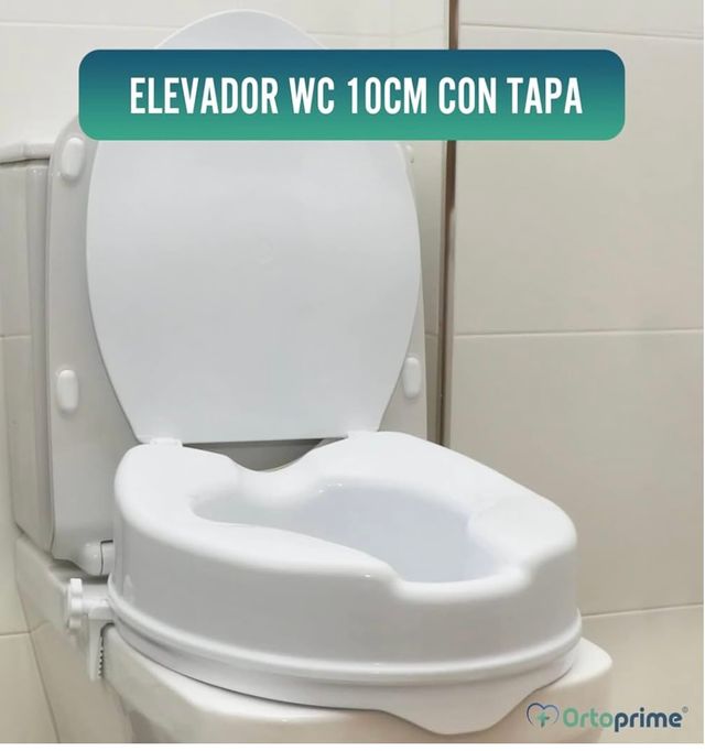 Elevador WC OrtoPrime 10cm c/Tapa