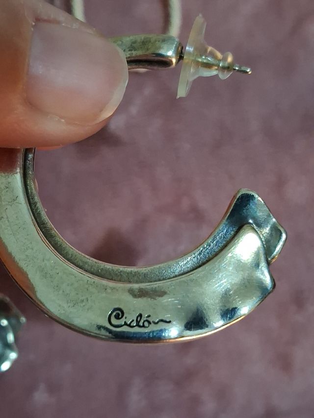 Argollas Ciclón Plata - Joyería