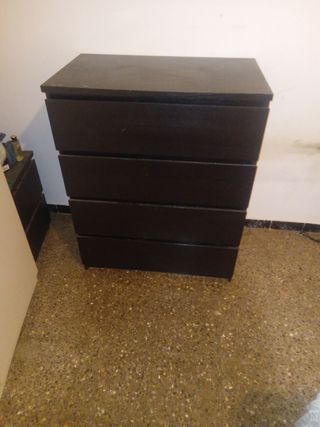Cómoda 4 cajones - Negra