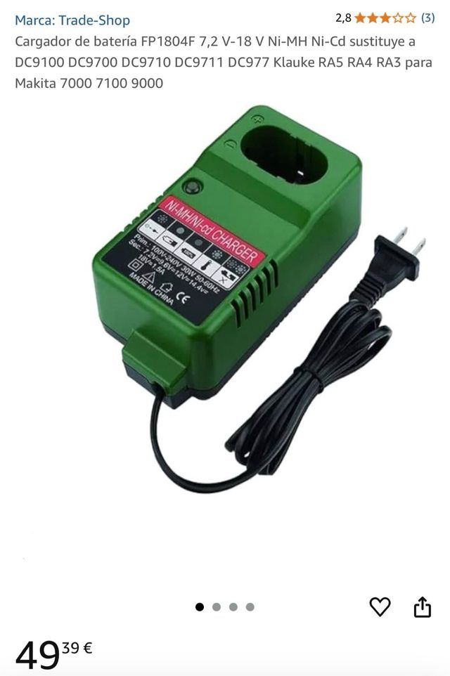 Cargador Baterias BOX Ni-MH/Ni-Cd 100-240V