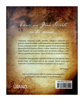 El Secreto - Rhonda Byrne. Autoayuda.