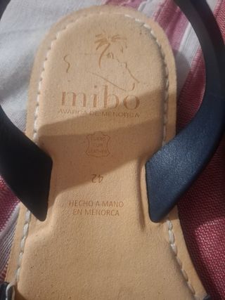 Abarcas Mibo negras - Talla 42