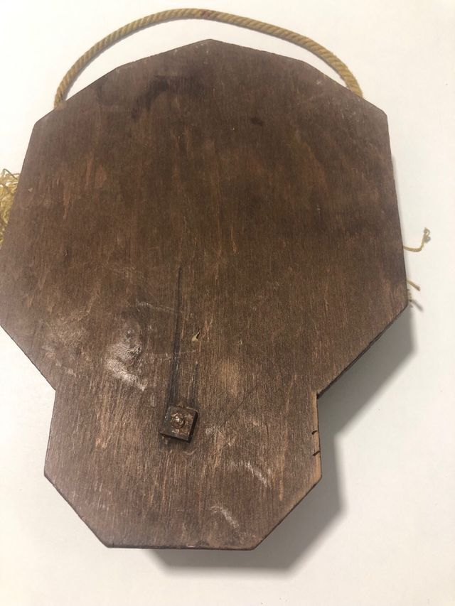 Benditera antigua madera metal Francia